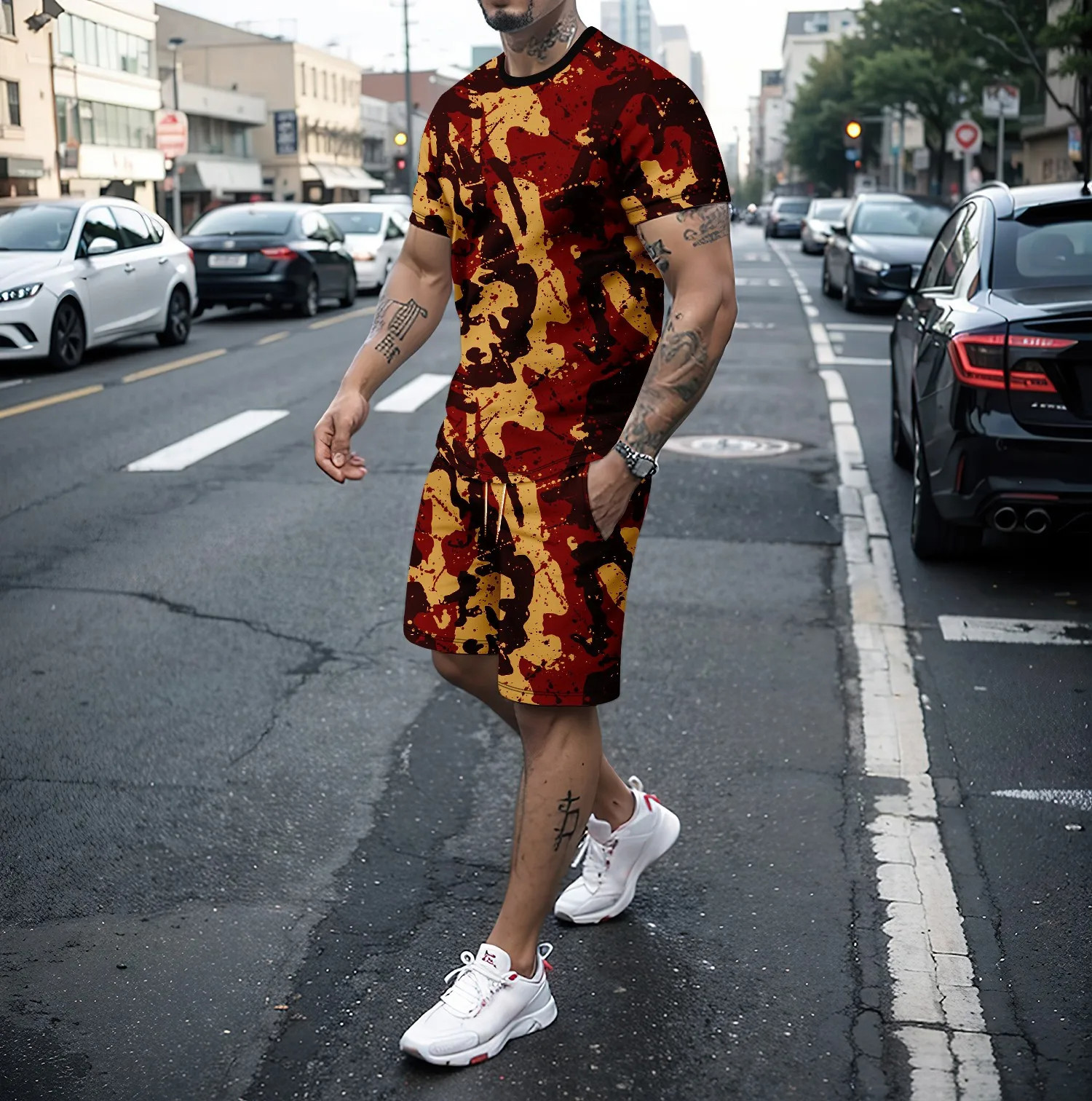 Camouflage Outdoor Tracksuits  – Summer Clothing Women Bewertung und Preis