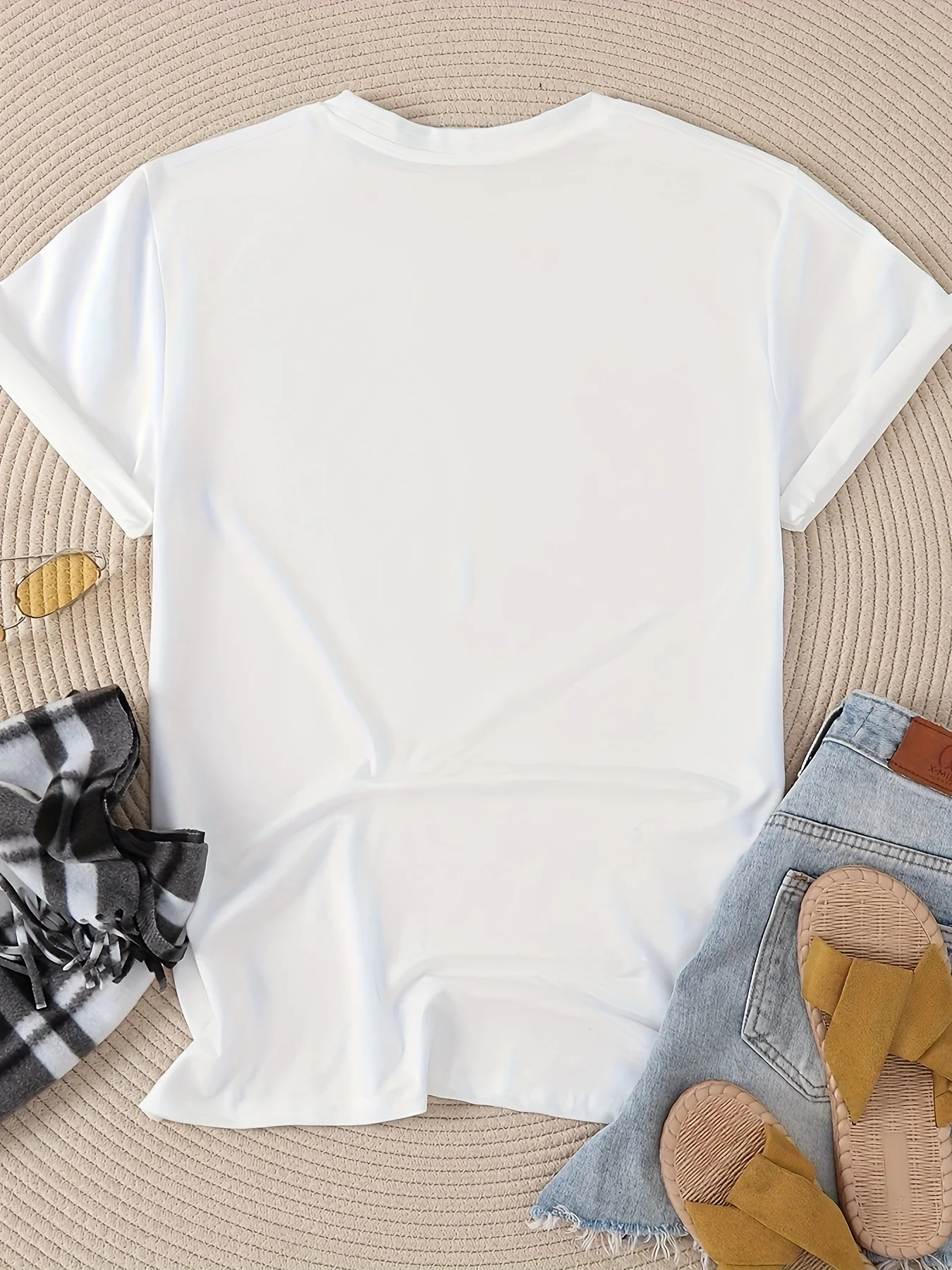 Lemon Print T-shirt Short Slee – Summer Clothing Aesthetic Bewertung und Preis