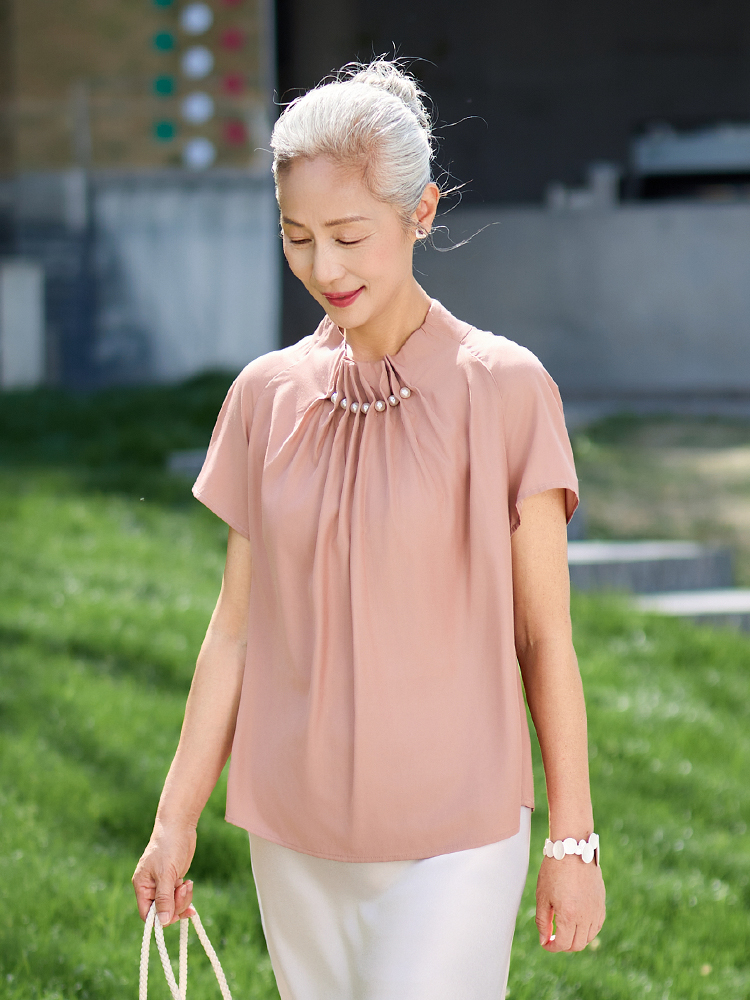 Muzhi Fashionable Short Sleeve – Summer Clothing Over 50 Bewertung und Preis