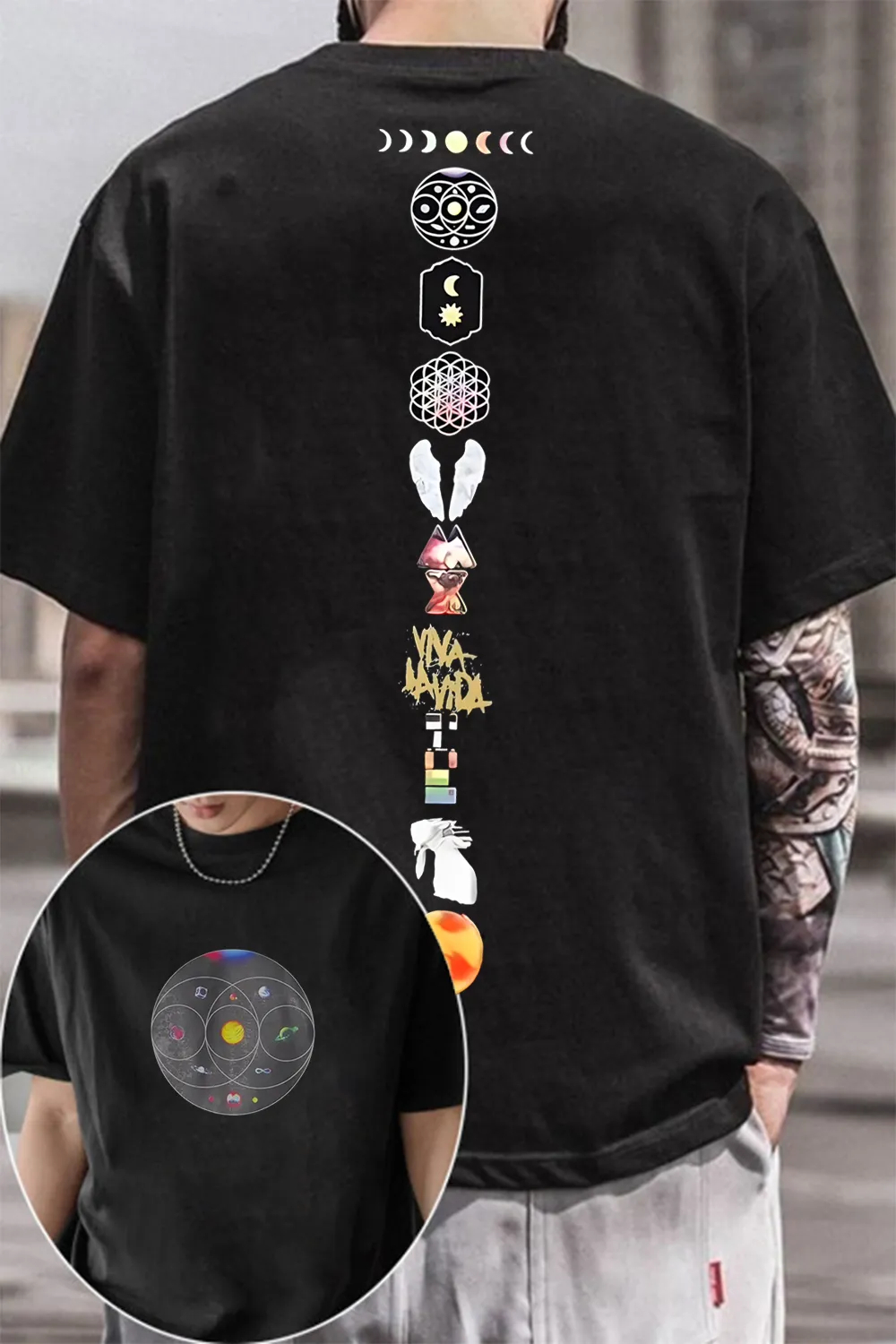 Uk Band Cold-plays TShirt Mens – Summer Clothing Women Uk Bewertung und Preis