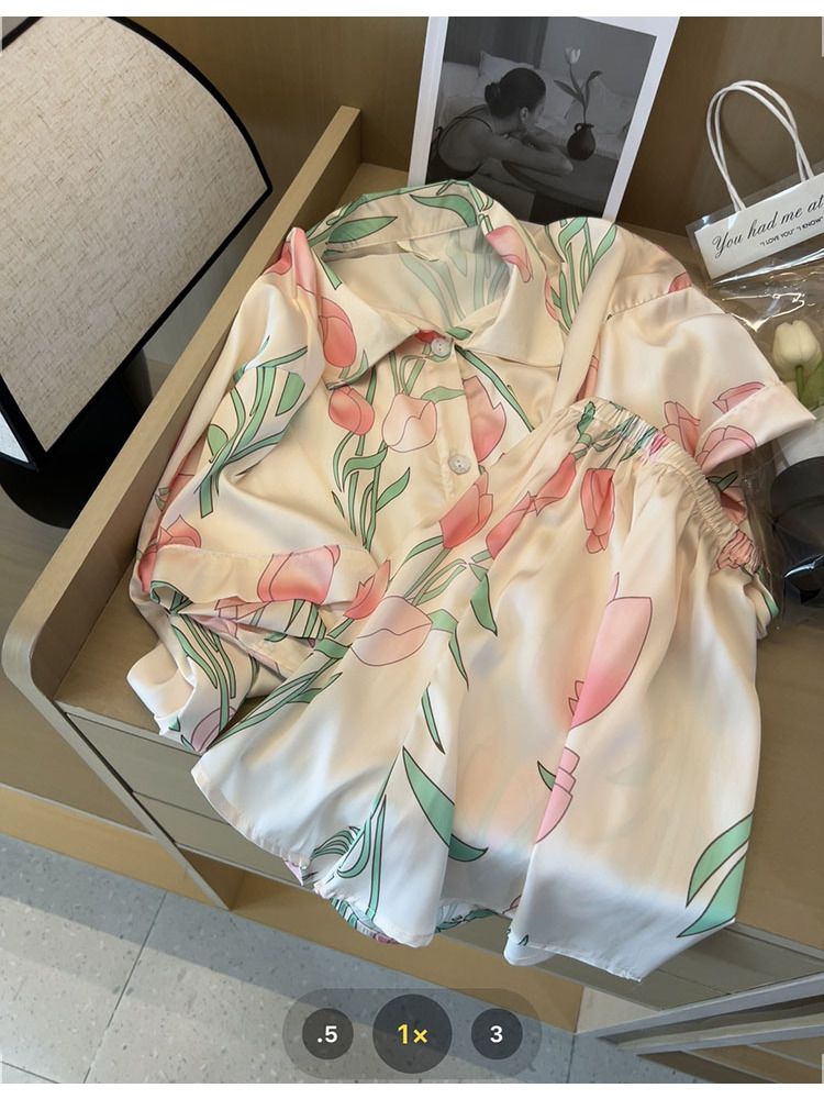 Women Silk Satin Sweet Pajamas – Summer Clothing Over 50 Bewertung und Preis