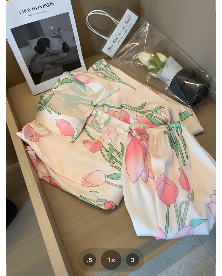 Women Silk Satin Sweet Pajamas – Summer Clothing Over 50 Bewertung und Preis