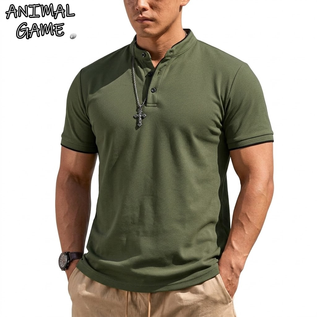 Summer Short Sleeve Henley Shi – Summer Gym Clothing Bewertung und Preis