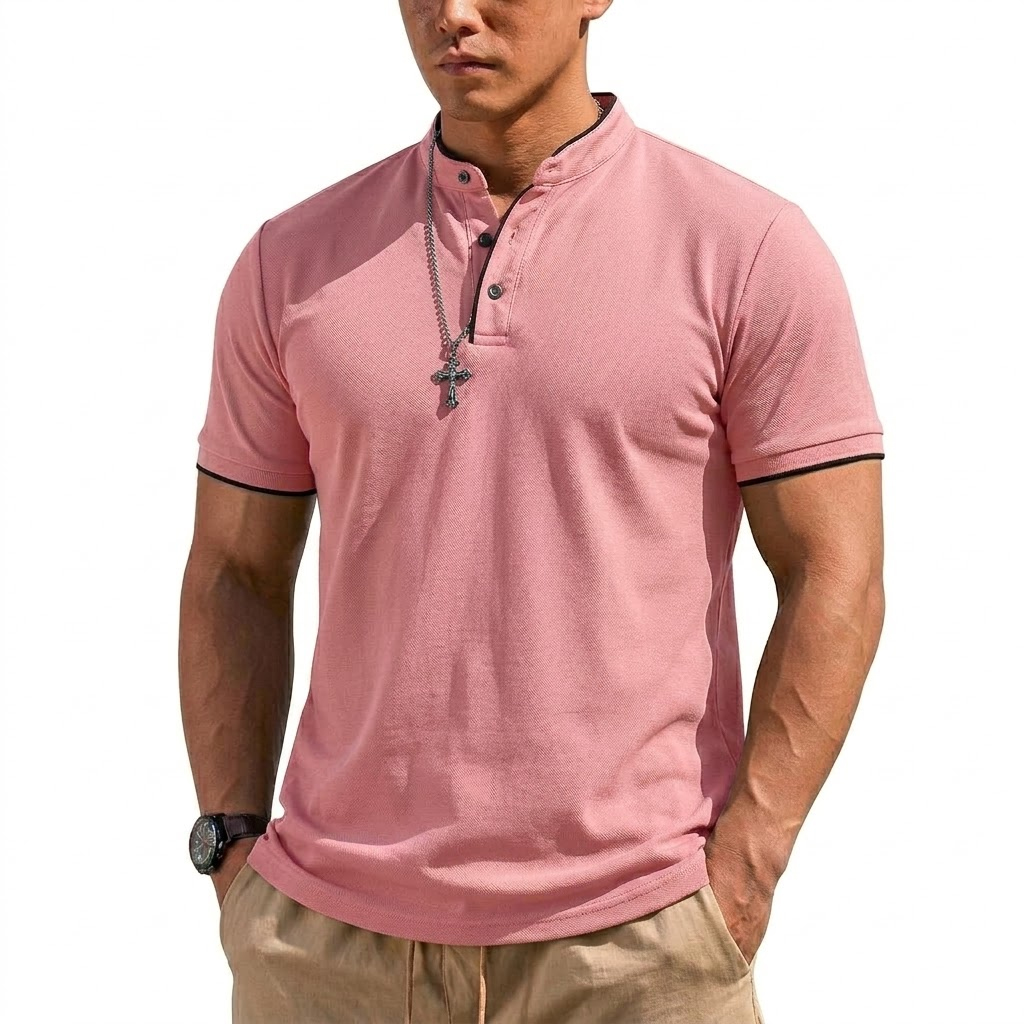 Summer Short Sleeve Henley Shi – Summer Gym Clothing Bewertung und Preis