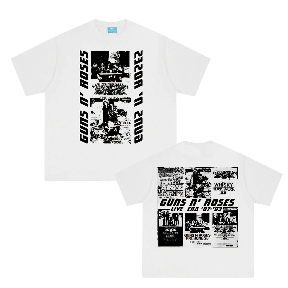 LIVE ERA T-SHIRT ROSES band GU – Summer Clothing Websites Bewertung und Preis