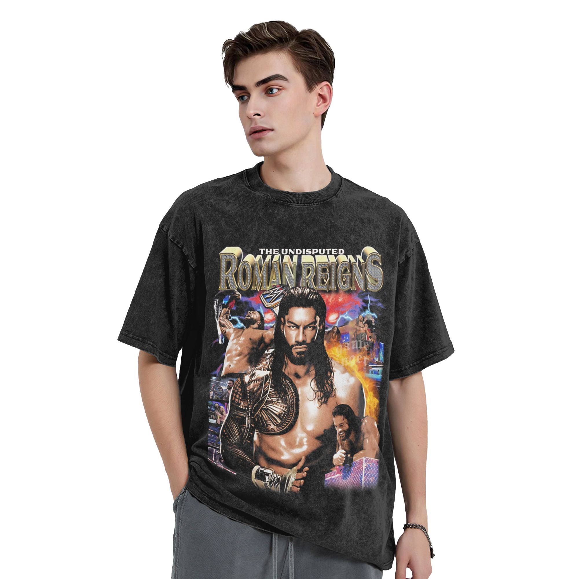 Harajuku Roman Reigns   Cute L – Summer Reign Clothing Bewertung und Preis