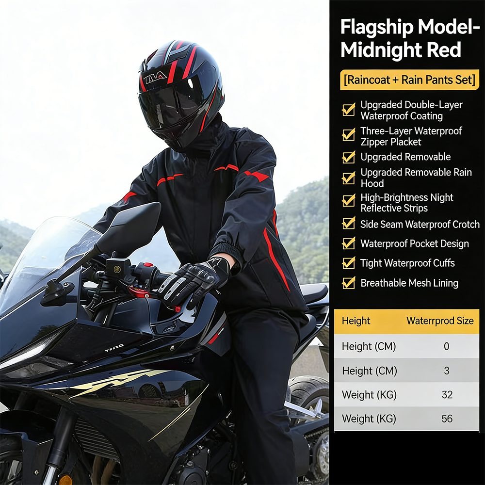 Motorcycle Rain Suit Men Women – Summer Rain Clothing Bewertung und Preis