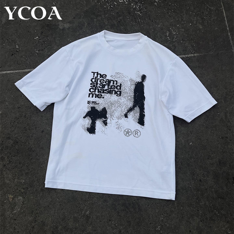 Men Tshirt Oversized Cotton Sh – Summer Clothing Aesthetic Bewertung und Preis