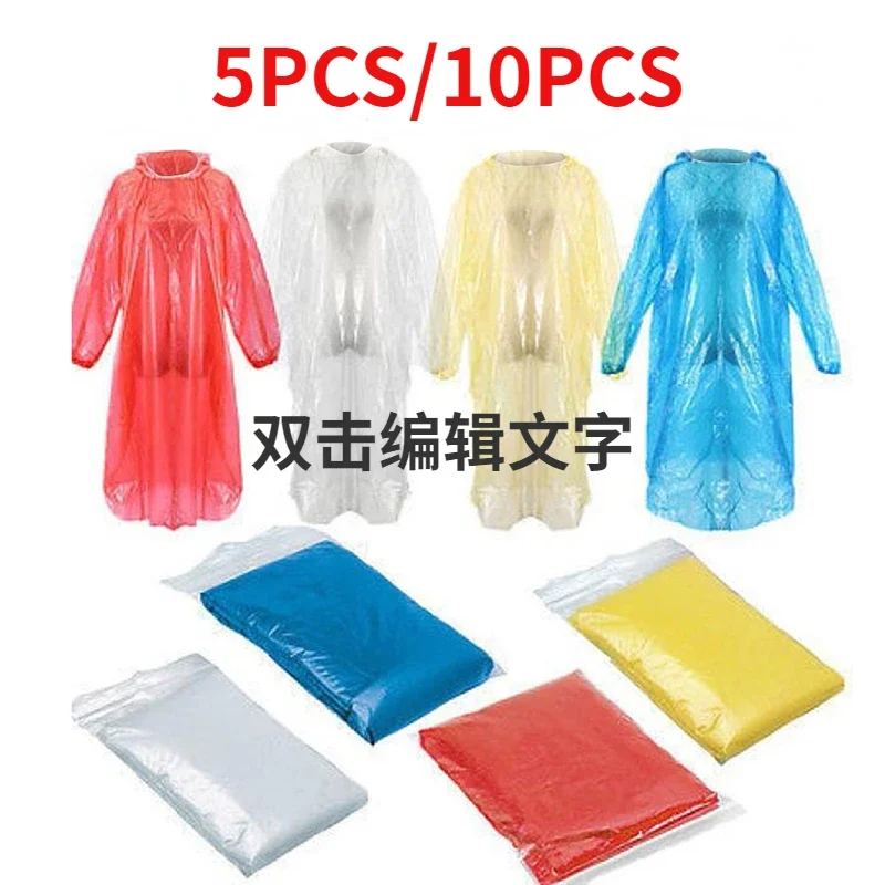 5/10PC Disposable Raincoat Adu – Summer Rain Clothing Bewertung und Preis