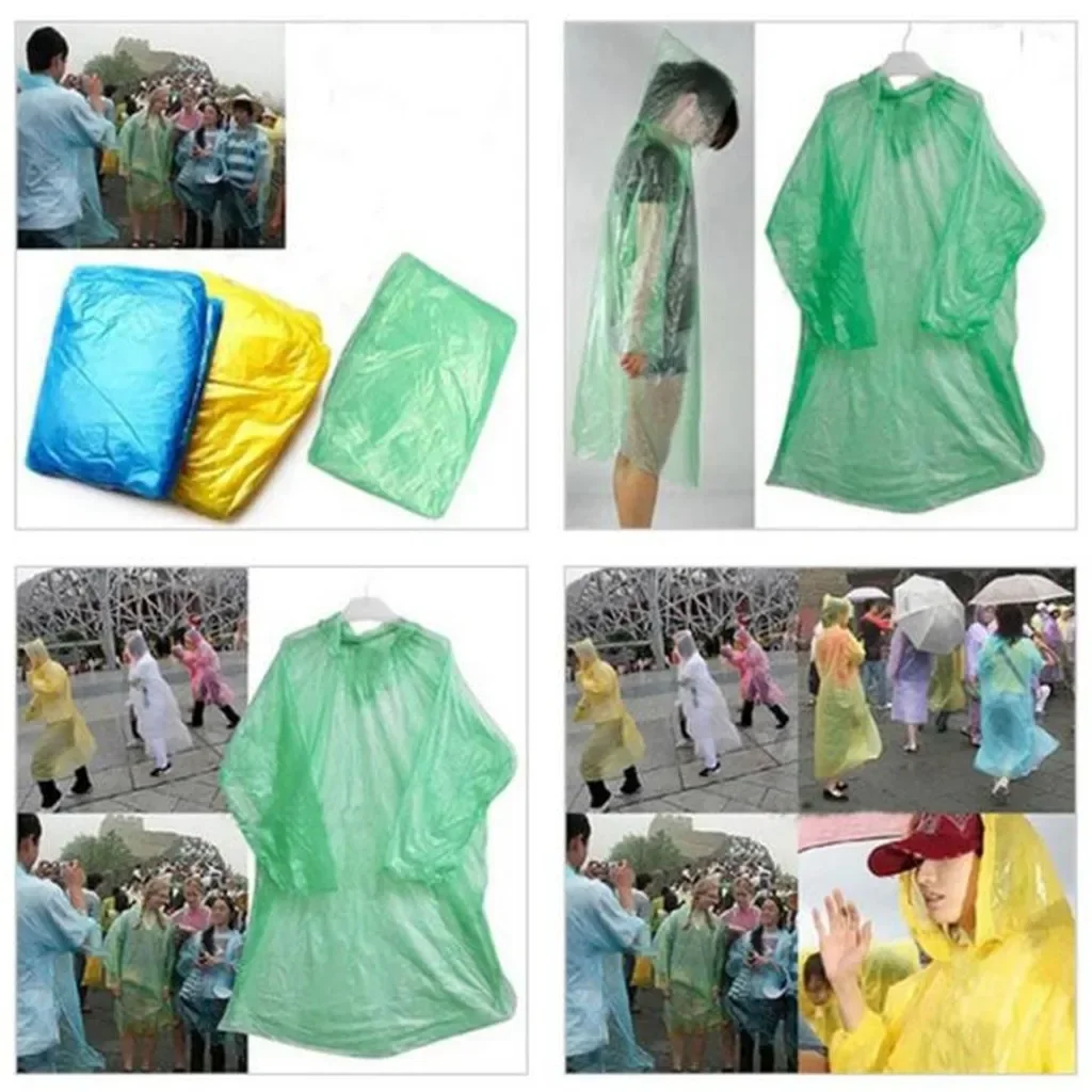 5/10PC Disposable Raincoat Adu – Summer Rain Clothing Bewertung und Preis