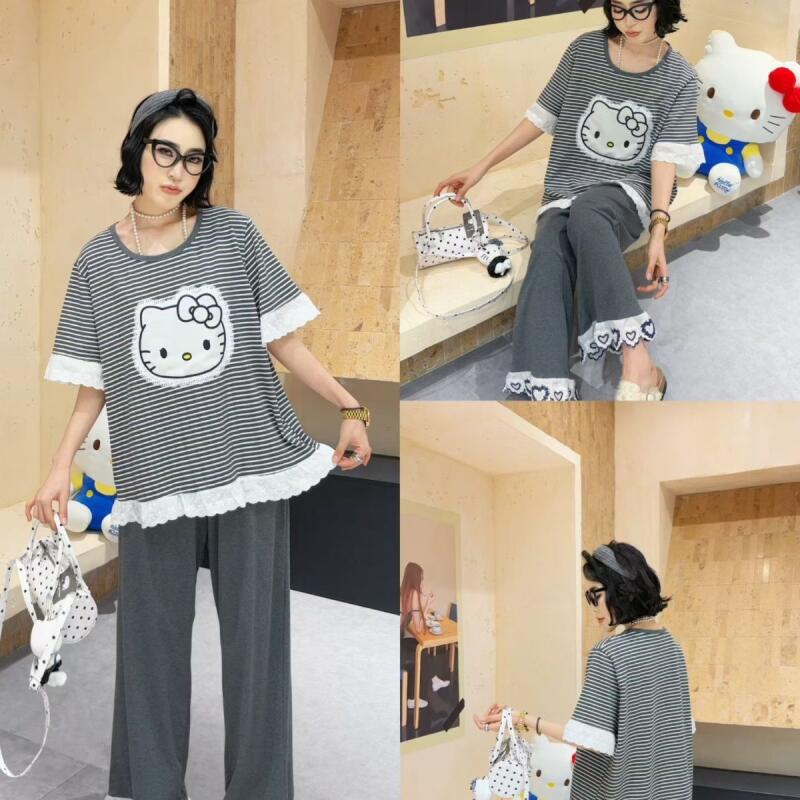 Summer New Hello Kitty Striped – Summer Clothes Bewertung und Preis