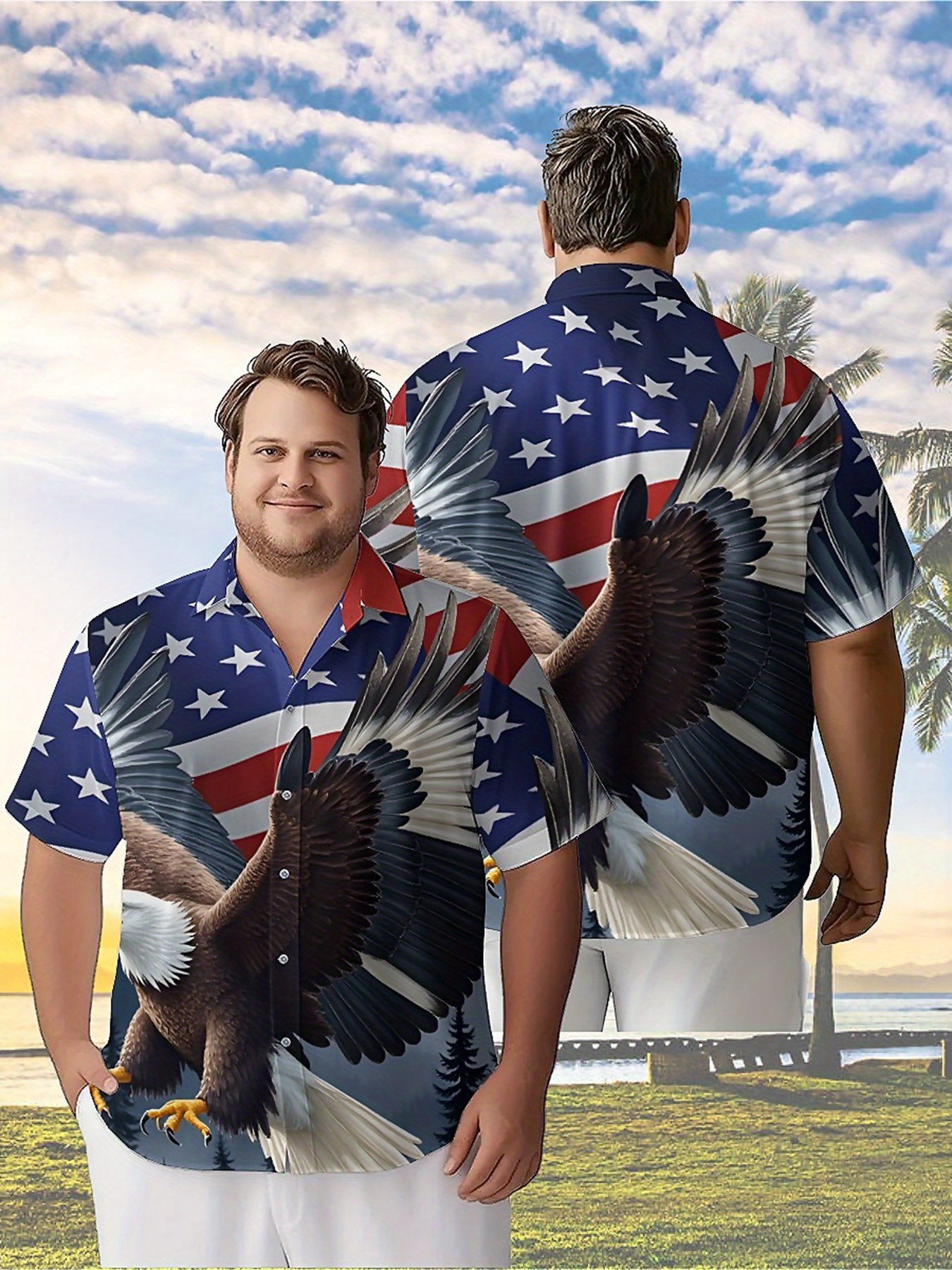 Men's Plus Size Hawaiian Shirt – Summer Clothing Patterns Bewertung und Preis