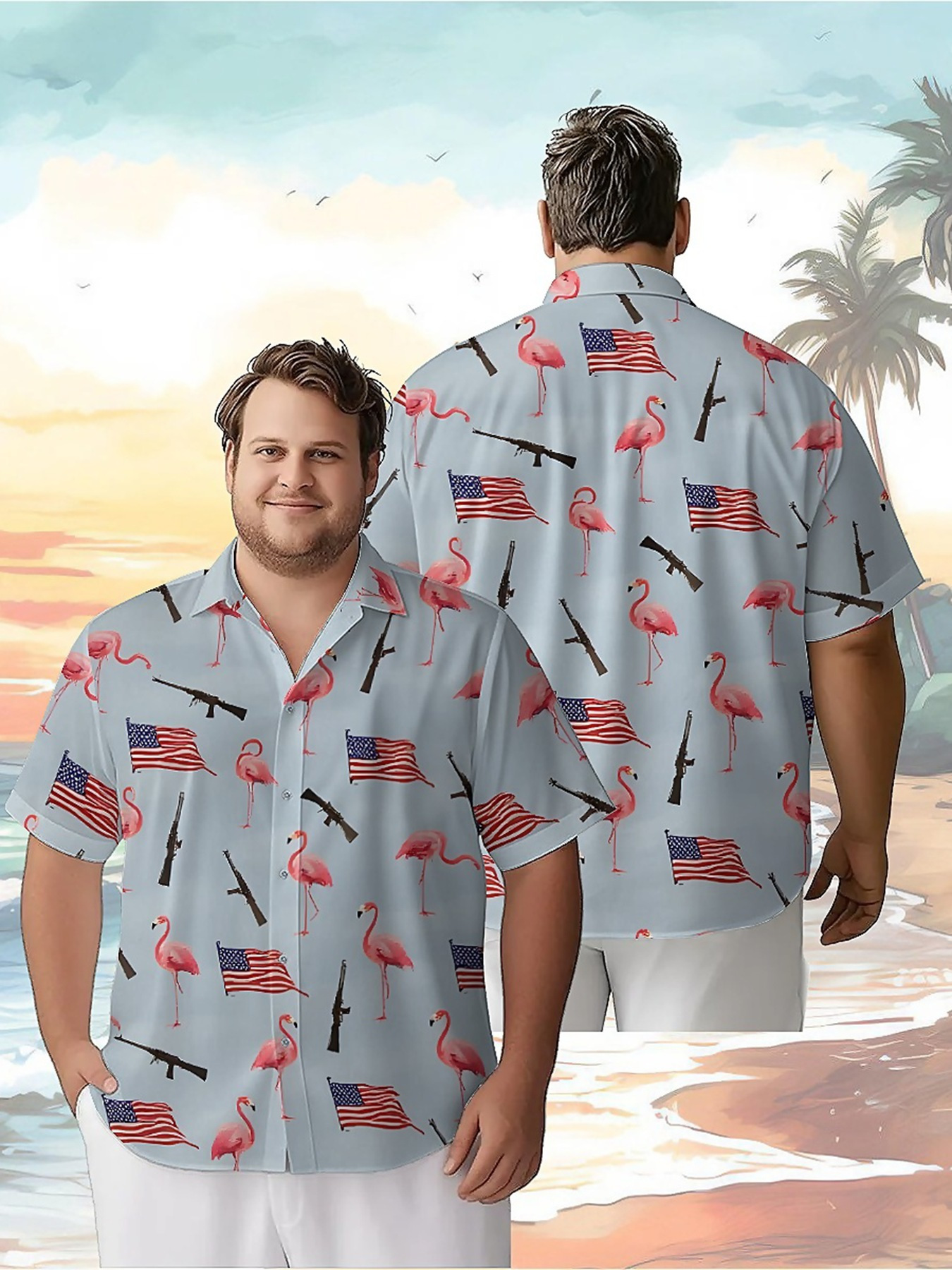 Men's Plus Size Hawaiian Shirt – Summer Clothing Patterns Bewertung und Preis