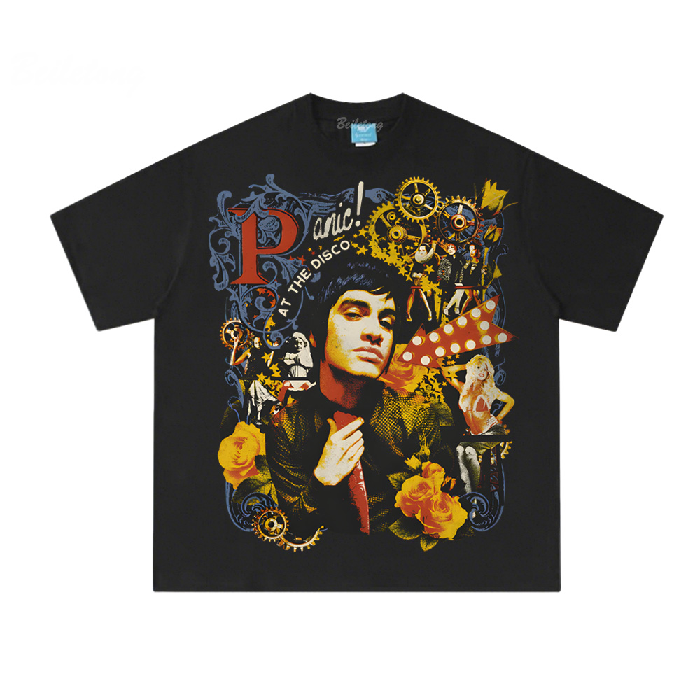 COLLAGE PHOTO TEE Panic! At Th – Summer Clothing Websites Bewertung und Preis