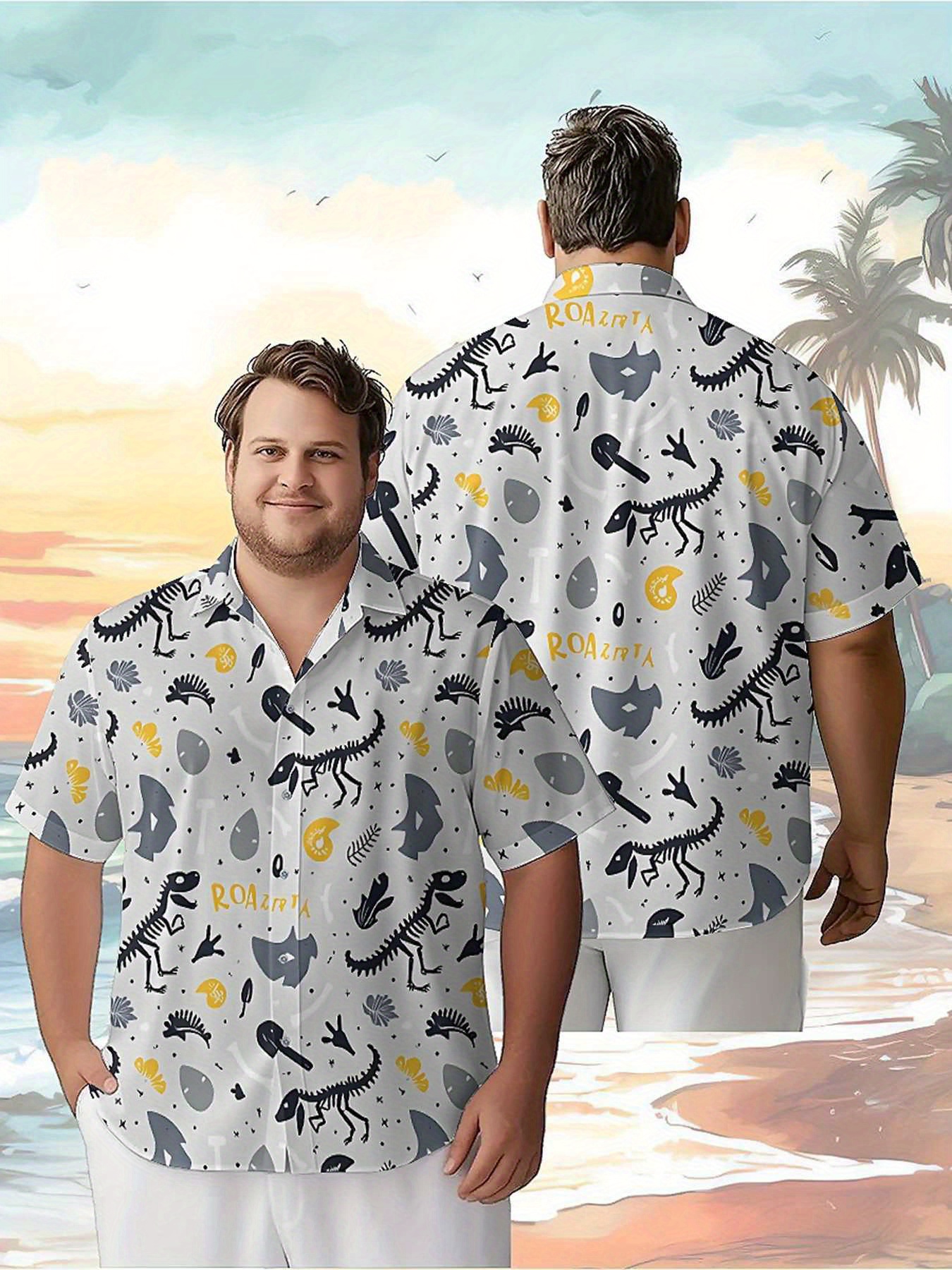 Men's Plus Size Hawaiian Shirt – Summer Clothing Patterns Bewertung und Preis